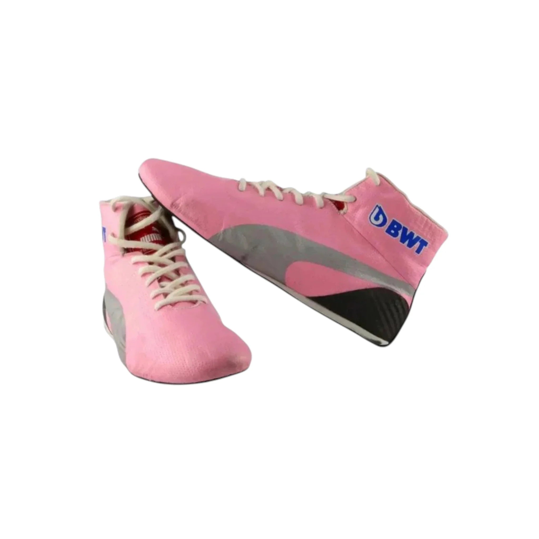 Sergio Perez 2019 Racing Point F1 Racing Shoes - view 2 | NOVAPULSE RACEWEAR