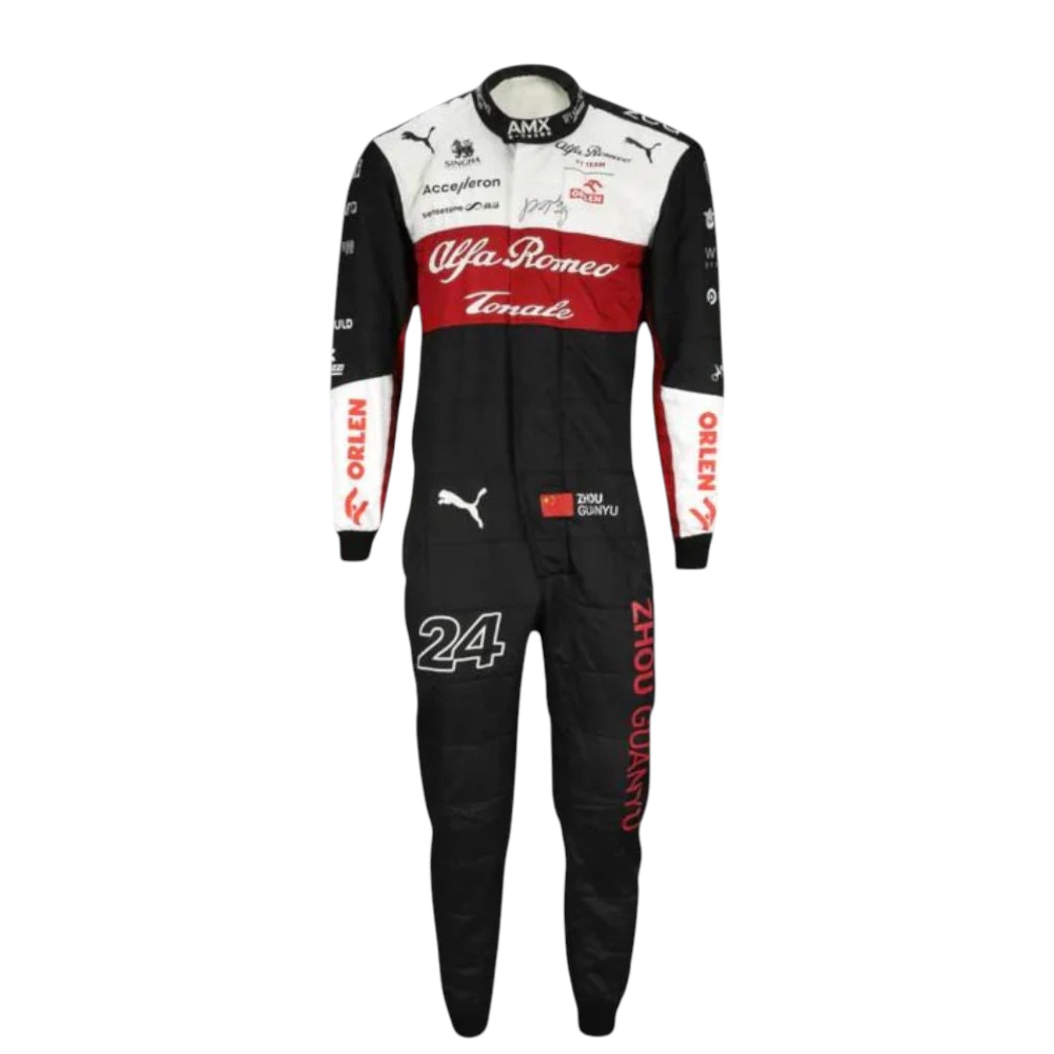 Zhou Guanyu 2022 Alfa Romeo F1 Race Suit | NOVAPULSE RACEWEAR