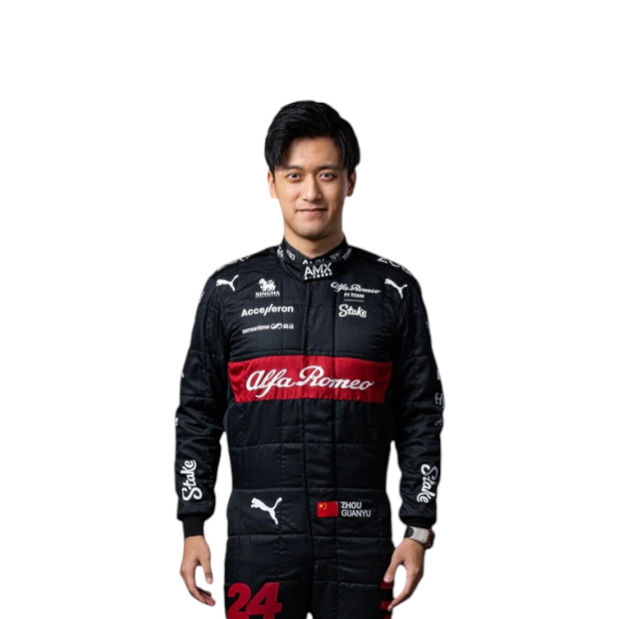 Zhou Guanyu 2023 Alfa Romeo F1 Race Suit | NOVAPULSE RACEWEAR